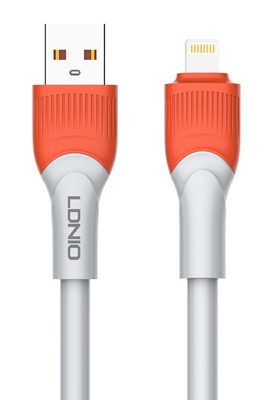 LDNIO καλώδιο Lightning σε USB LS601, 30W, 1m, γκρι