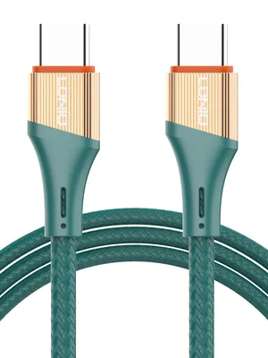 LDNIO καλώδιο USB-C σε USB-C LC631C, 65W PD, 1m, πράσινο