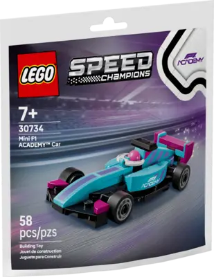 Lego Speed ​​Champions F1 Academy Mini Car (Polybag) (30734) (LGO30734)