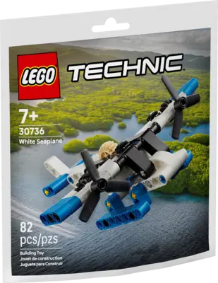 Lego Technic White Seaplane (Polybag) (30736) (LGO30736)