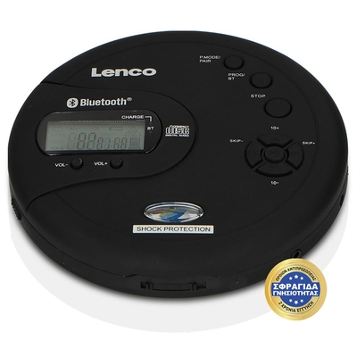 LENCO Φορητό&nbsp;CD&nbsp;/&nbsp;MP3&nbsp;Player&nbsp;Με&nbsp;Bluetooth&nbsp;Μαύρο