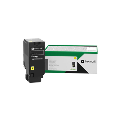 Lexmark 12.5K Pages High Yield&nbsp; Yellow Toner (CS735) (71C2XY0) (LEX71C2XY0)
