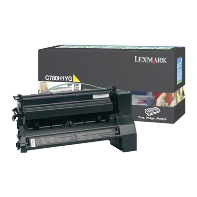 LEXMARK C780/782 HC YELLOW TONER (10k) (C780H1YG) (LEXC780H1YG)
