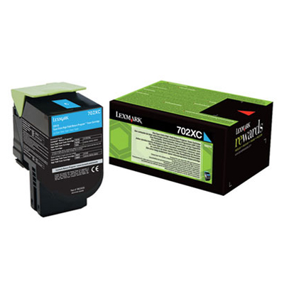 LEXMARK CS/CX510 TONER CARTRIDGE CYAN (70C2XC0) (LEX70C2XC0)