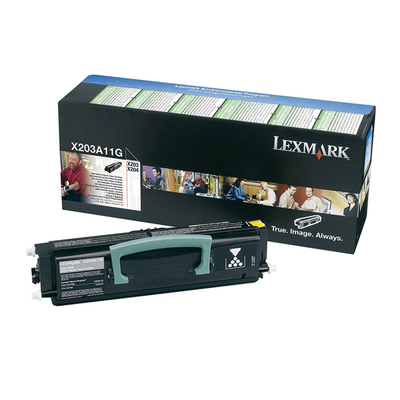 LEXMARK X203N/204N BLACK TONER (2,5K) (X203A11) (LEXX203A11)