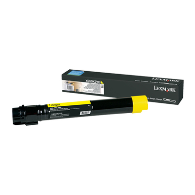LEXMARK X950/952/954 YELLOW EXTRA HC PRINT CRTR (22K) (X950X2YG) (LEXX950X2YG)