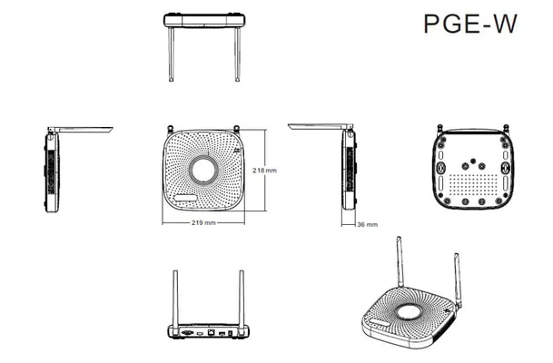 LONGSE NVR καταγραφικό NVR2108PGEW WiFi, H.265/H.264, 8 κανάλια