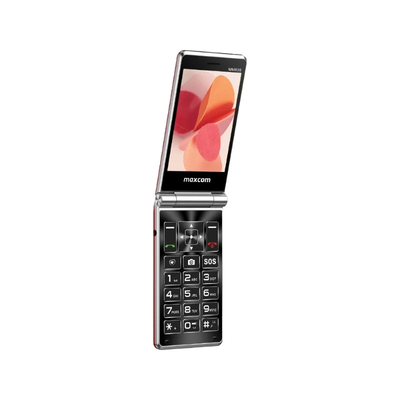 Maxcom MM835 4G (Dual Sim) 3.5"+ 2.4” με Κάμερα, Φακό, Ραδιόφωνο και Πλήκτρο Έκτακτης Ανάγκης Μωβ