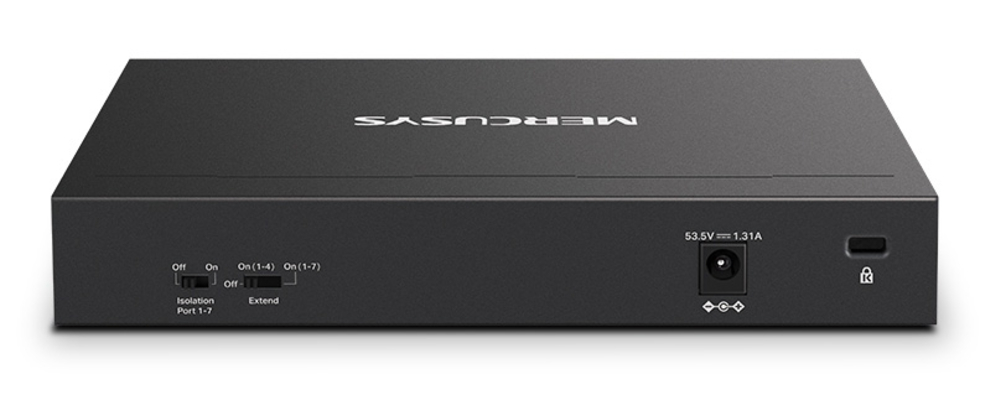 MERCUSYS Desktop Switch MS108GP, 8x 10/100/1000 Mbps, PoE+, V.1.20