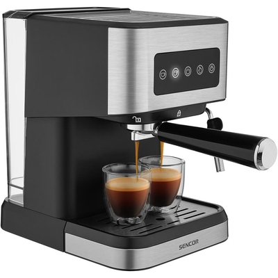 Μηχανή Espresso 20Bar 1.5lt Sencor SES 4020SS Ασημί