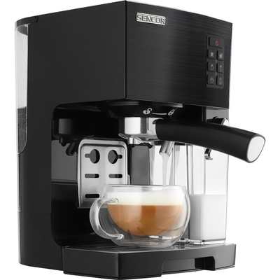 Μηχανή Espresso Ημιαυτόματη 20Bar 1450W Sencor SES 4050SS-EUE3 Ασημί