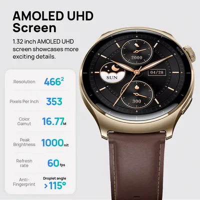 MIBRO smartwatch Lite 3 Pro με 2x λουράκια, heart rate, 1.32" AMOLED, GPS, 5 ATM, μαύρο/πράσινο
