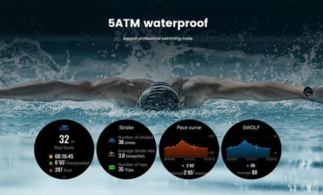 MIBRO smartwatch Lite 3 Pro με 2x λουράκια, heart rate, 1.32" AMOLED, GPS, 5 ATM, μαύρο/πράσινο