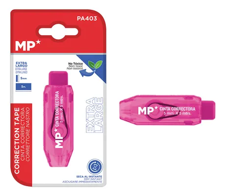MP διορθωτική ταινία PA403, 5mm x 5m, ροζ