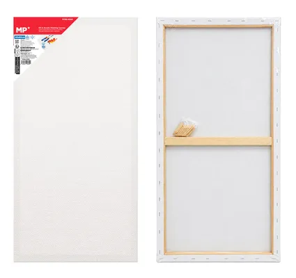 MP καμβάς τελάρο ζωγραφικής PP98-4080, 40x80cm, 280gr/m², λευκός