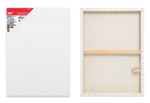 MP καμβάς τελάρο ζωγραφικής PP99-5070, 50x70cm, 380gr/m², λευκός