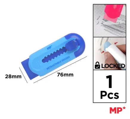 MP πτυσσόμενη γόμα για μολύβι PA1100-1, μπλε