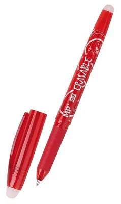 MP στυλό διαρκείας PE217R-S, erasable, 0.7mm, κόκκινο