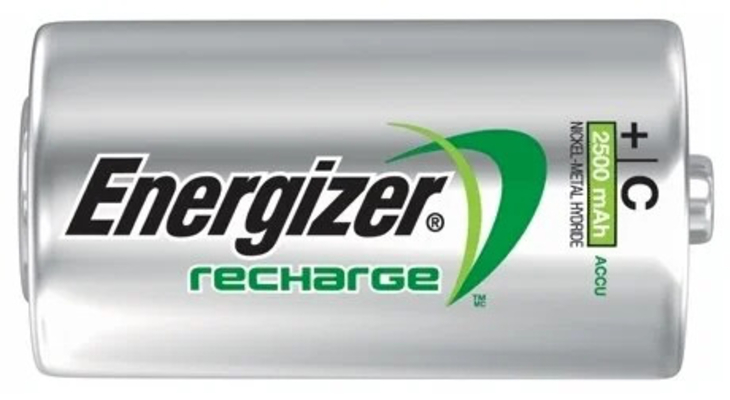 Μπαταρία Επαναφορτιζόμενη Energizer ACCU Recharge Power Plus HR14 LR14 2500 mAh Size C 1.2V Τεμ. 2