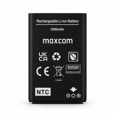 Μπαταρία Maxcom Τύπου BL-5C  Li-ion, 1000mAh, 3.7V με NTC  Κύκλωμα Προστασίας για MM445, MM142 L, MM34D 4G, MM428BB, MM39D SE 4G κλπ