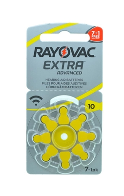 Μπαταρίες Ακουστικών Βαρηκοΐας Rayovac 10 Extra 1.45V Τεμ. 8