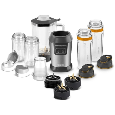Μπλέντερ Set Smoothie Maker 300/600/900ml 800W Sencor SBL 7570SS Ασημί