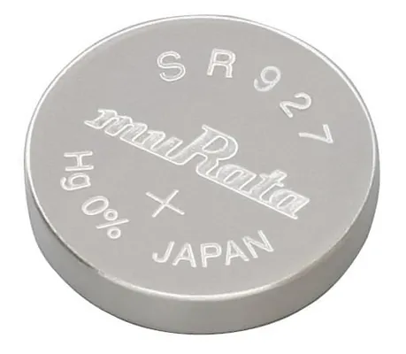 MURATA μπαταρία Silver Oxide για ρολόγια SR927, 1.55V, No395/399, 10τμχ