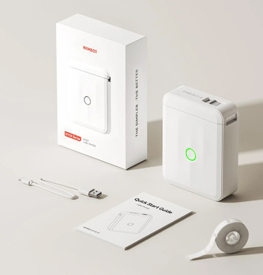 NIIMBOT smart θερμικός εκτυπωτής ετικετών D110-M, 203dpi, Bluetooth, λευκός