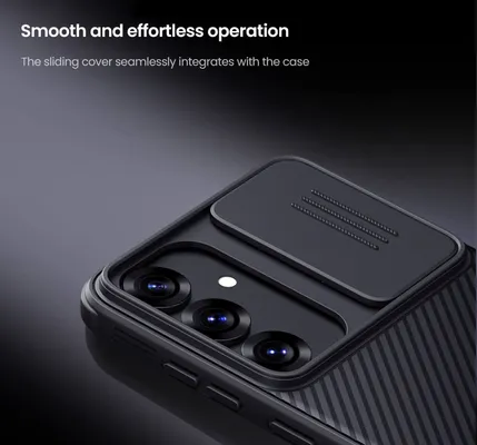 NILLKIN θήκη CamShield Pro για Samsung Galaxy S25, μαύρη