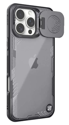 NILLKIN θήκη Iceblade Prop για iPhone 16 Pro, διάφανη-μαύρη