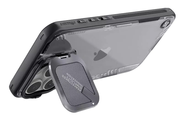 NILLKIN θήκη Iceblade Prop για iPhone 16 Pro Max, διάφανη-μαύρη