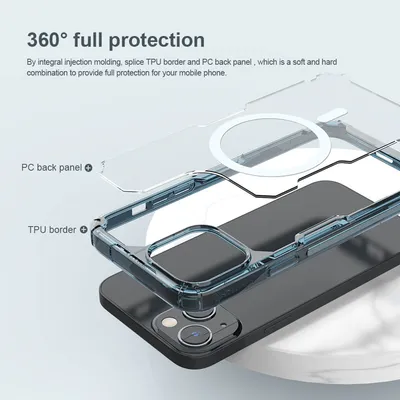 NILLKIN θήκη Nature Pro Magnetic για iPhone 14, διάφανη
