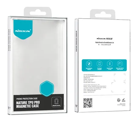 NILLKIN θήκη Nature TPU Pro Magnetic για iPhone 16 Pro Max, διάφανη-μπλε