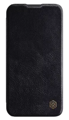 NILLKIN θήκη Qin Pro για iPhone 15 Pro Max, δερμάτινη, μαύρη