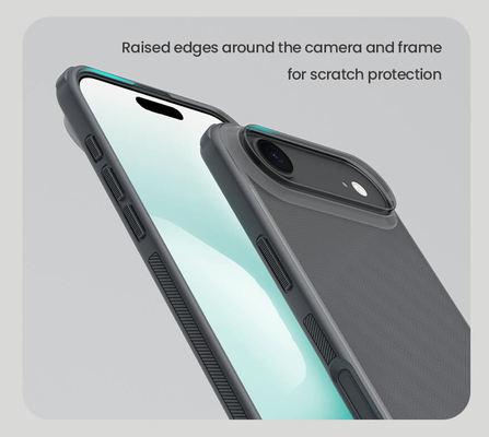 NILLKIN θήκη Super Frosted Shield Pro για Apple iPhone 17 Air, διάφανη/μαύρη