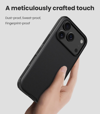 NILLKIN θήκη Super Frosted Shield Pro για Apple iPhone 17 Pro Max, μαύρη