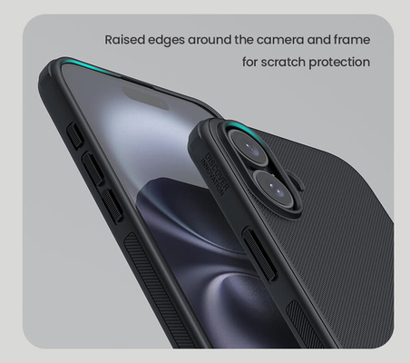 NILLKIN θήκη Super Frosted Shield Pro Magnetic για iPhone 16, μαύρη