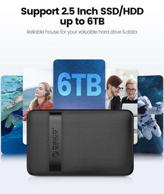 ORICO θήκη για 2.5" SATA HDD/SSD 2577C3-V1, 6Gbps, μαύρη