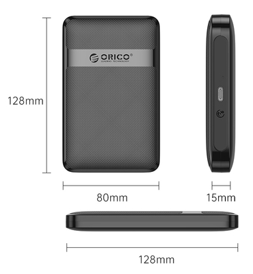 ORICO θήκη για 2.5" SATA HDD/SSD 2577C3-V1, 6Gbps, μαύρη