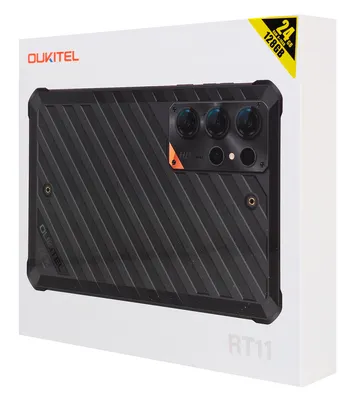 OUKITEL tablet RT11, 8", 8/128GB, 10000mAh, 5G, IP68/IP69K/MIL-STD-810H, μαύρο