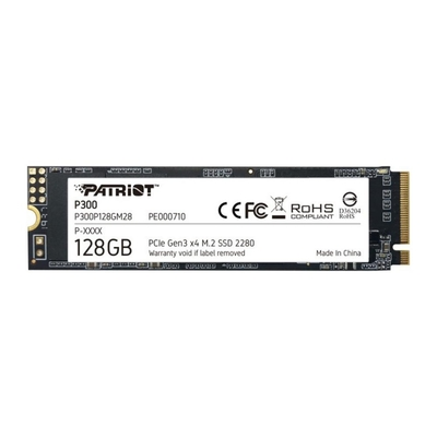 Patriot P300 128 GB PCIe 3.0 x4 NVMe 1.3 M.2 2280 (P300P128GM28) (PATRP300P128GM28)