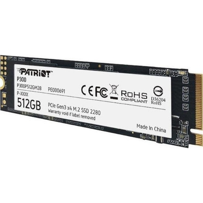 Patriot P300 SSD 512GB M.2 NVMe PCI Express 3.0 (P300P512GM28) (PATRP300P512GM28)