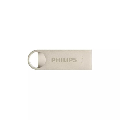 Philips Moon 64GB USB 2.0 Stick Ασημί (FM64FD160B/00) (PHIFM64FD160B-00)