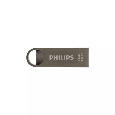 Philips Moon 64GB USB 3.1 Stick Ασημί (FM64FD165B/00) (PHIFM64FD165B-00)