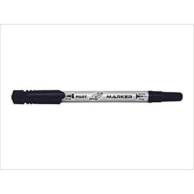 Pilot Twin-Tip CD/DVD Permanent Marker Fine & Extra Fine Black (SCA-TMCD) (PILSCA-TMCD)
