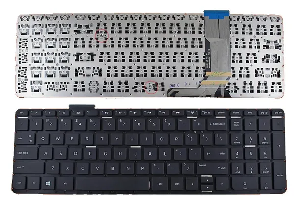 Πληκτρολόγιο για HP Envy 17-J000, no frame, μαύρο