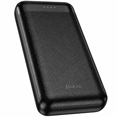 Power Bank Hoco J153A Stability 10W 20000mAh 2xUSB-A 1xUSB-C 1xMicroUSB και LED Ένδειξη Μπαταρίας Μαύρο