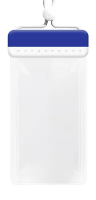 POWERTECH αδιάβροχη θήκη smartphone MOB-2013, IPX8, μπλε-λευκή