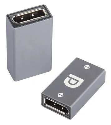 POWERTECH αντάπτορας DisplayPort PT-1643, 8K/60Hz, 32.4 Gbps, γκρι