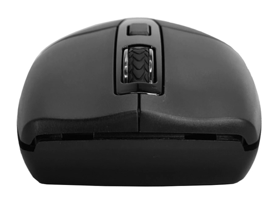 POWERTECH ασύρματο ποντίκι PT-1294, USB δέκτης, έως 1600DPI, μαύρο